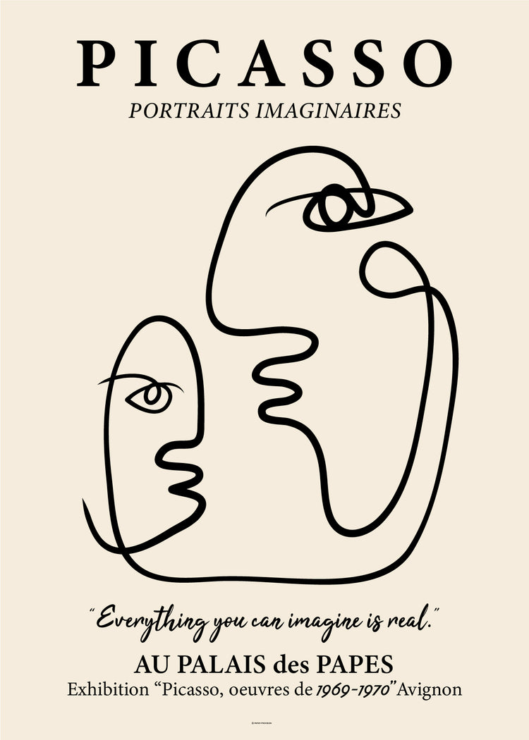 Picasso Visages Poster