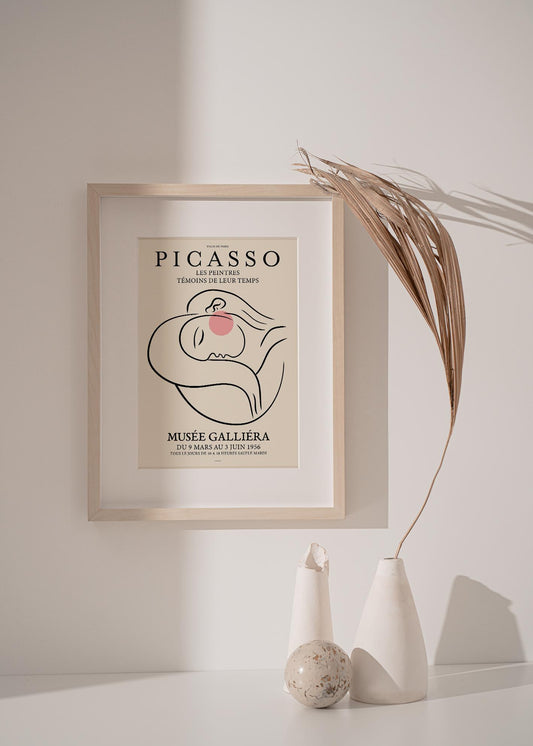 Picasso Woman Daydreaming Poster