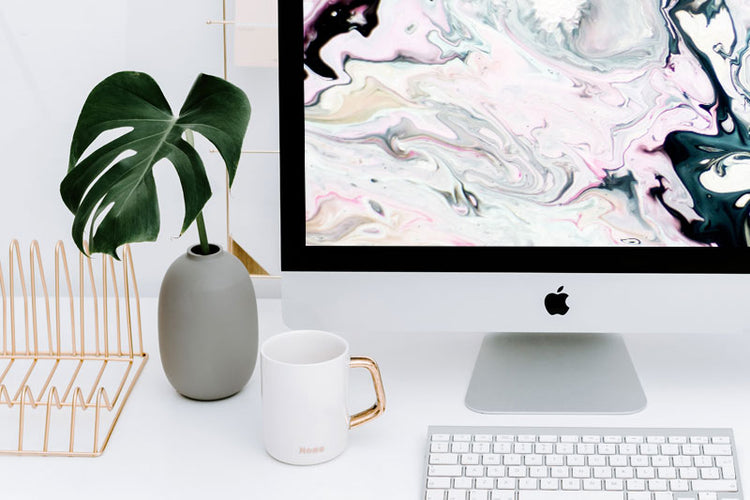Desktop Wallpaper Marbleized